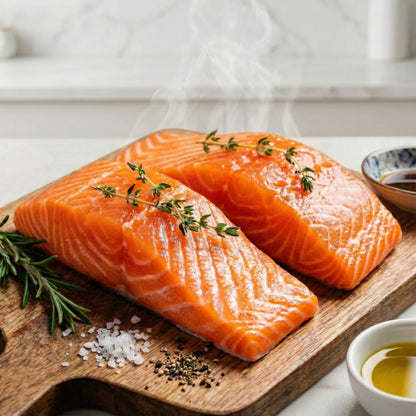 Premium Salmon Fillet – Balanced Fat, Clean Finish