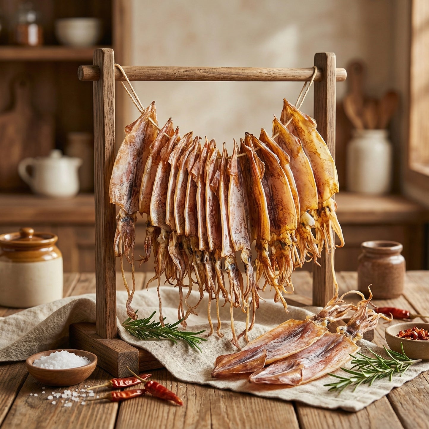 Premium Dried Squid – Concentrated Flavor, Firm Texture